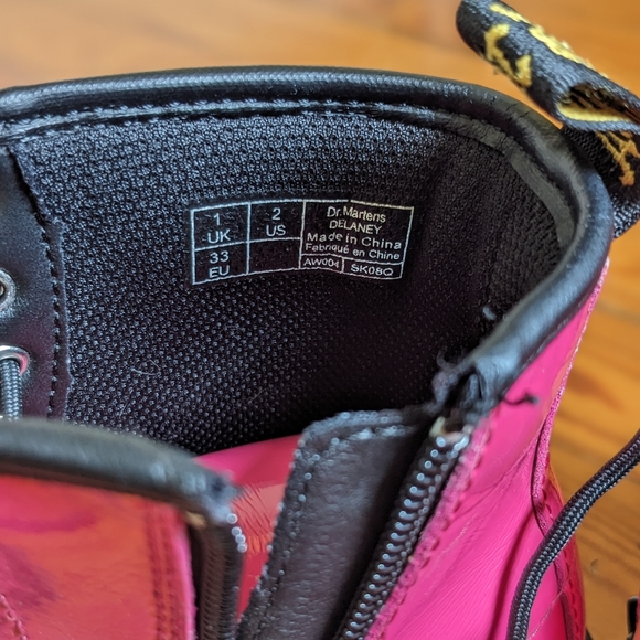 Dr. Martens, Doc Martens, pink, child size 2 - Picture 3 of 7